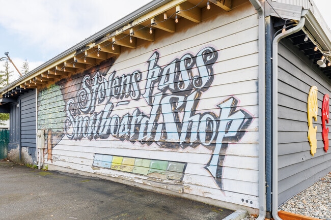 The Stevens Pass Snowboard Shop has everything locals would need before hitting the slopes.