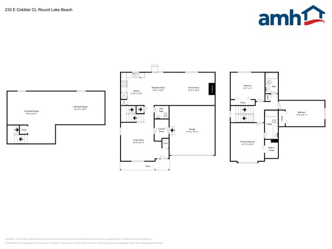 233 E Cobbler Ct, Round Lake Beach, IL 60073 - photo 2