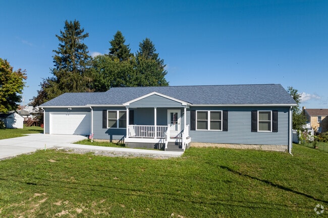 Many homeowners opt for the classical ranch home in Hopewell Township.