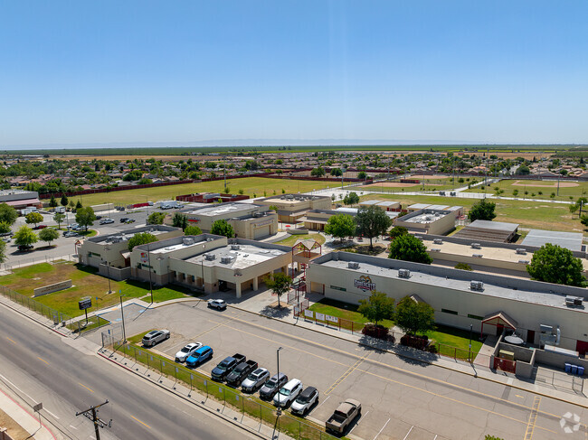 McFarland Jr. High School offers a sprawling campus when viewed from above.