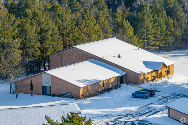 The main school building of First Flint Seventh-day Adventist Christian School is in back.