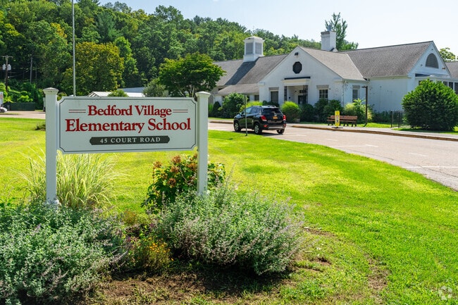 Bedford Village Elementary School challenges and encourages children to learn.