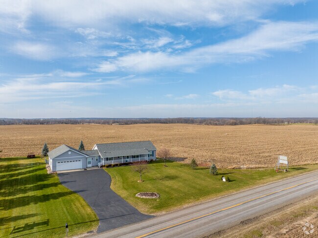 A farmstead house in the village of Vermontville.