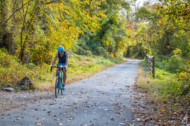 The Capitol Crescent Trail is another biking popular bike route.