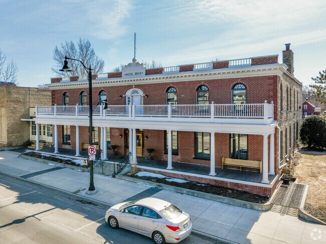 Built in 1898 this former hotel is now an event center in downtown New Prague.