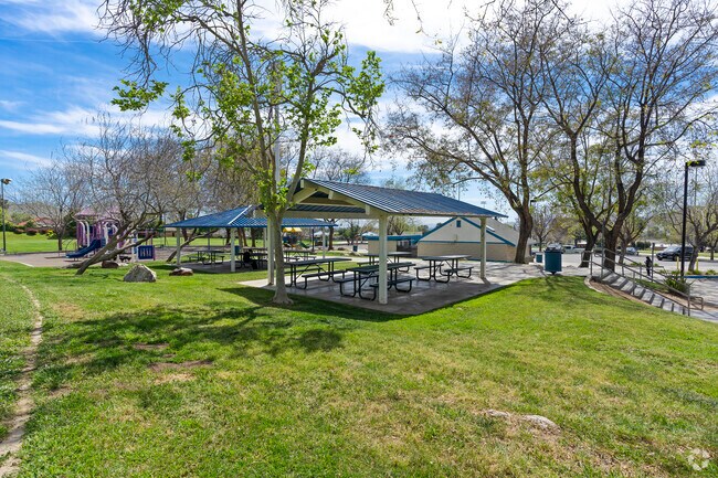 Well Maintain Playground And Shaded Area At Richard Rollins Community Park In Grand Terrace