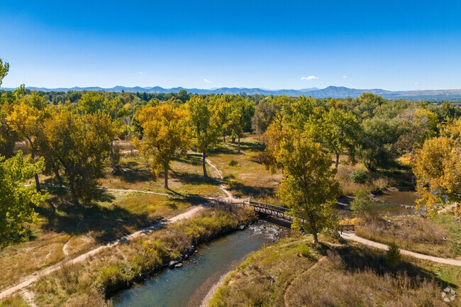 Surround yourself with nature on the trails of Bear Creek Park.