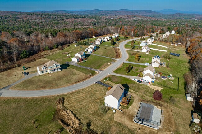 Here is a newer home development in Weare.