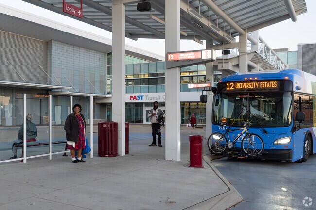 There are multiple FAST bus routes that flow from Downtown Fayetteville.