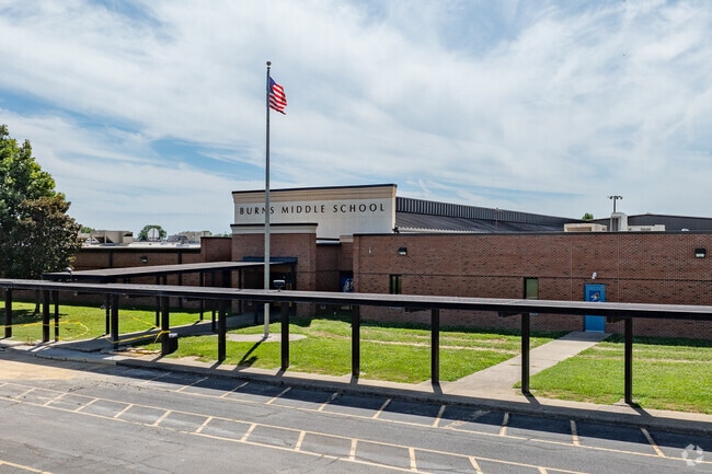 F.T. Burns Middle School has a 15 to 1 student to teacher ratio.