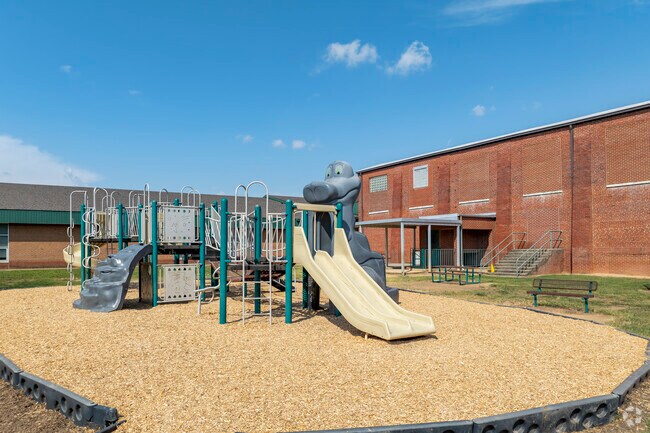 Students have access to great outdoor spaces for exercise and fun at Balls Creek Elementary.