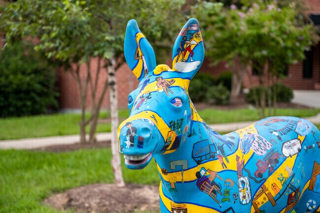 The Boys and Girls Club in Benning features sculptures and artwork from local kids.