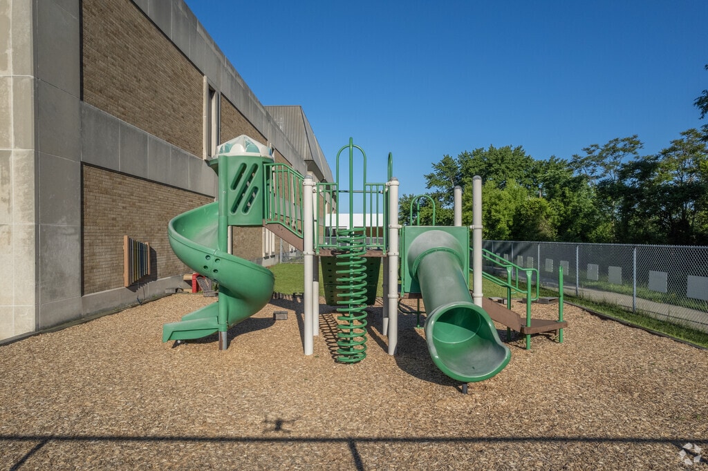 North High School offers a playground for students.