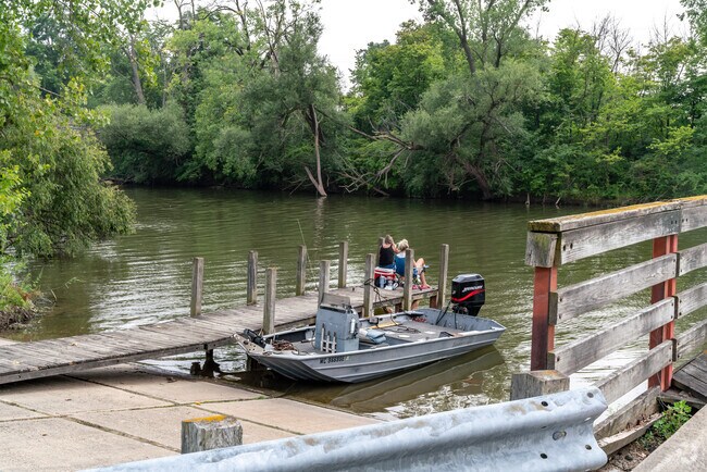 Shadyside Park offers a public boat ramp and plenty of room to fish along the Clinton River.