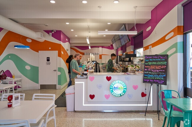 Head down to Old Town near Pineapple Beach and enjoy a coffee or tea South Beach Coffee Co.