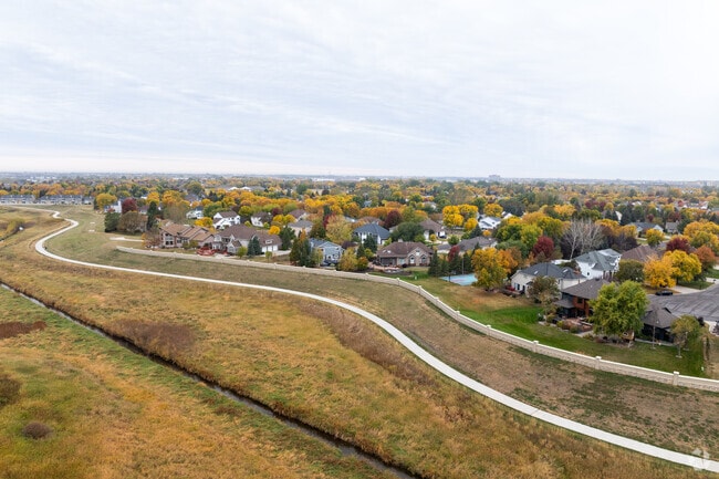 Rose Creek runs along the Rose Creek Golf Course