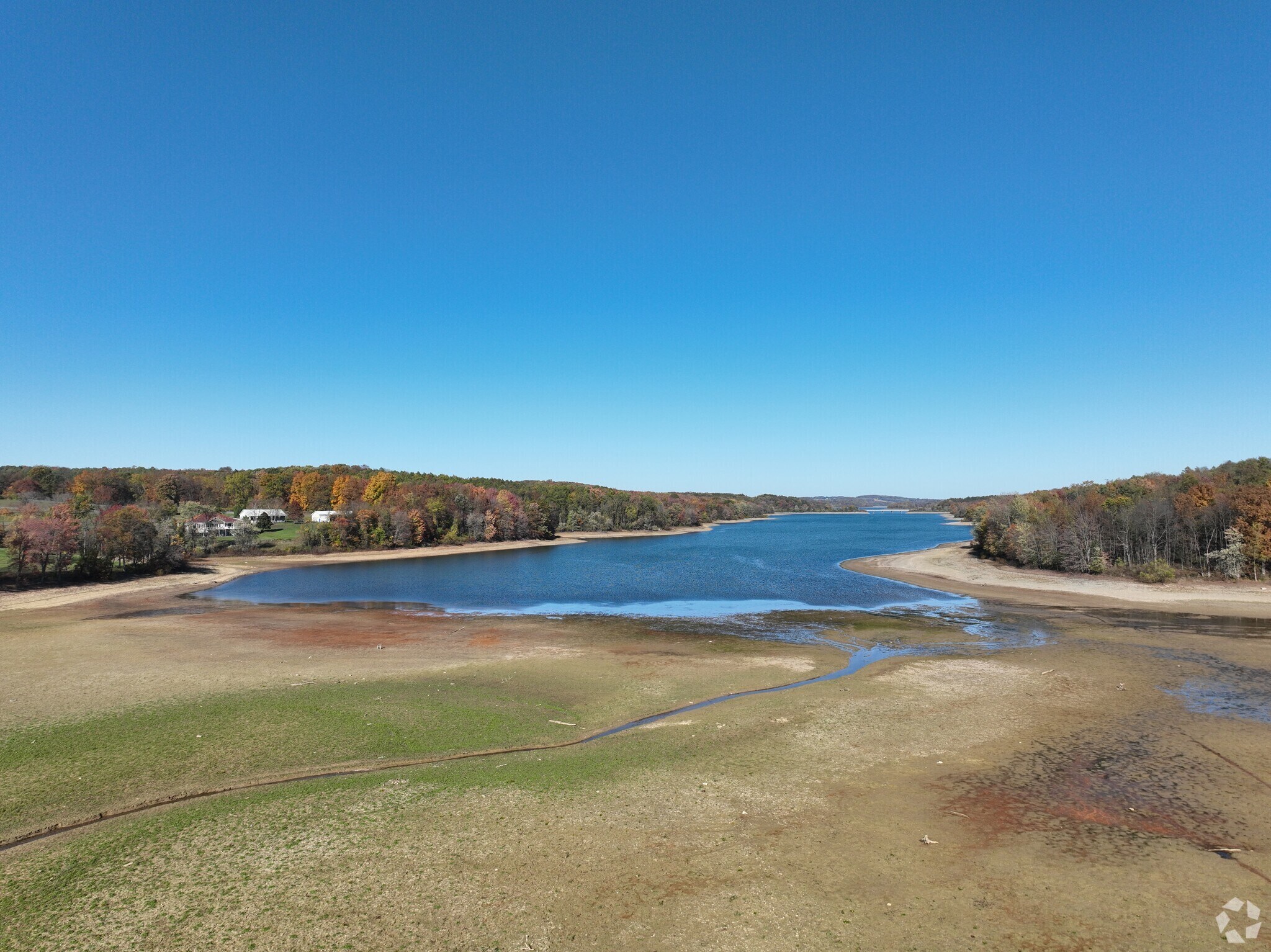 The beginnings of Lake Marburg at Codorus State Park.