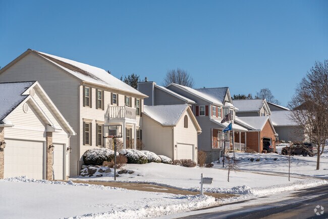 New traditional and Colonial Revival homes line the streets in Shonas Highlands.