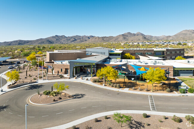 Students enjoy the atmosphere at Dove Mountain CSTEM K-8 School in Marana.