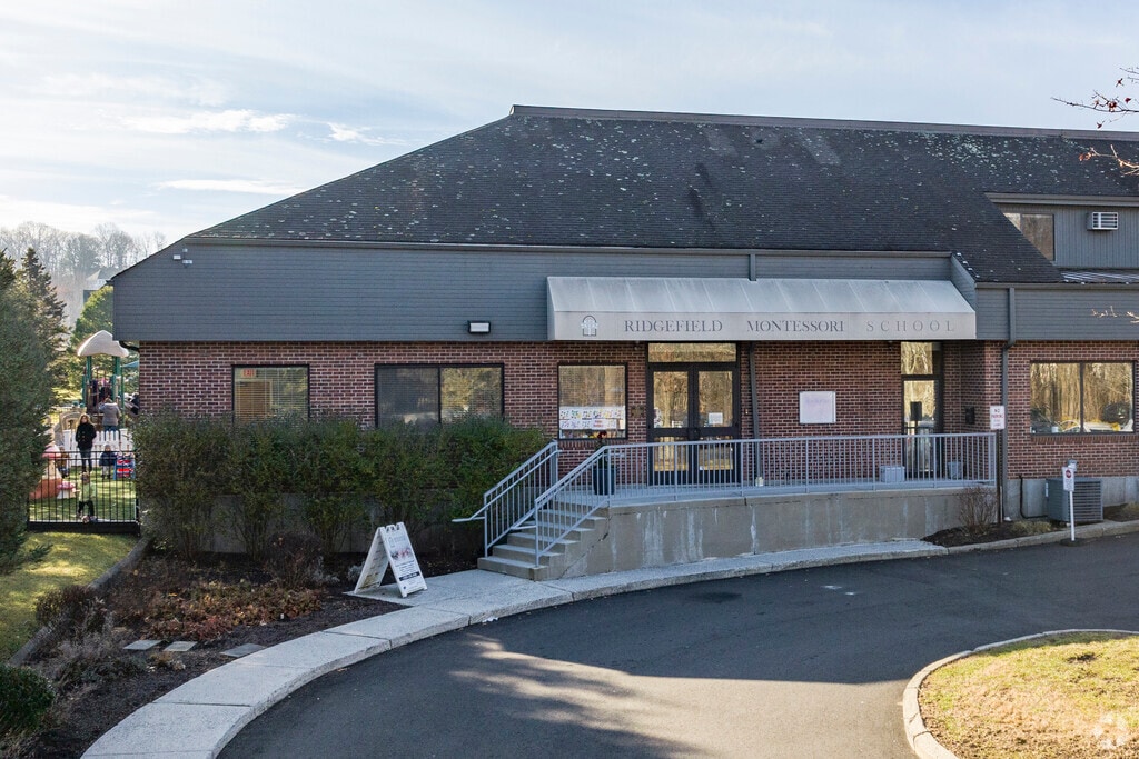 Ridgefield Montessori School at 96 Danbury Road in Ridgefield, CT.