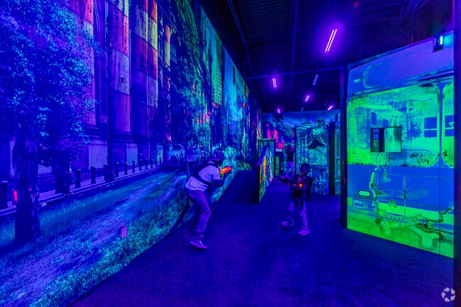 Just minutes from Fairgrounds, the arcade at Main Event Tucson features rows of flashing screens, ticket jackpots, and immersive VR adventures.