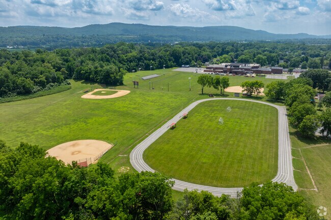 Belvidere High School has elite athletic facilities and a track for athletes in White Township.