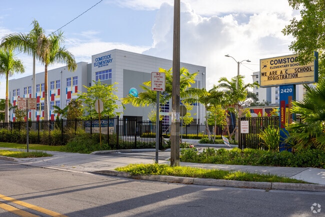 Colorful front building, very welcoming