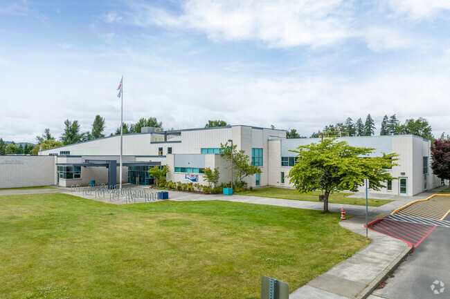 Oregon Trail Elementary School serves approximately 450 students.