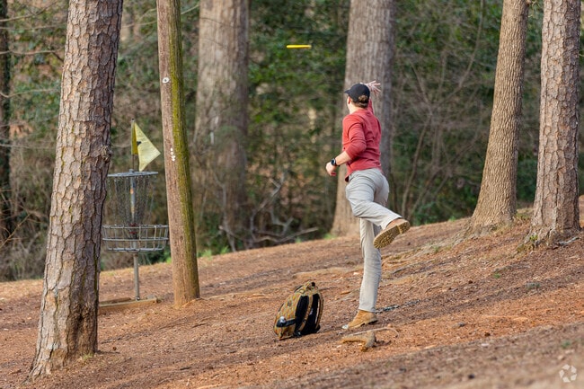 Practice your disc golf throws at Perskerson Park.