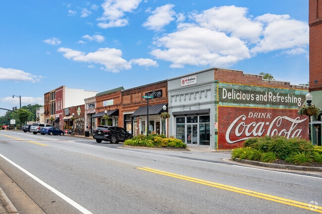 Acworth is known for its historic downtown area, which features a variety of businesses.