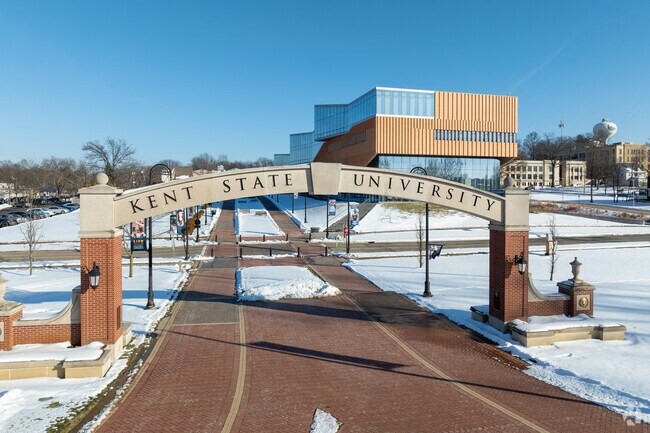 Kent State University is a few minute drive from the city of Stow.