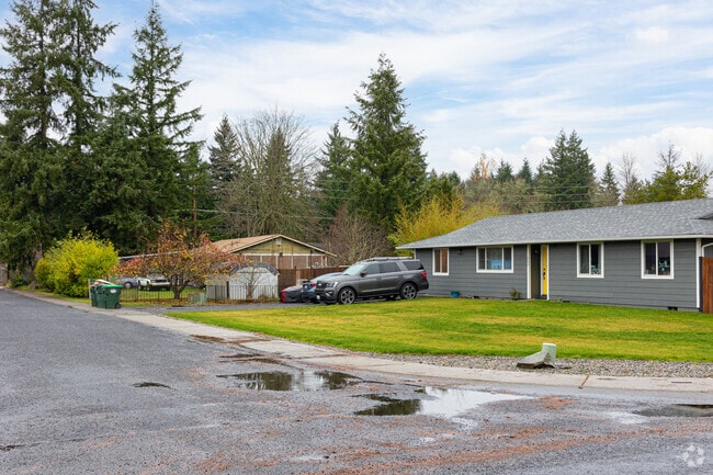 Rows of ranch homes in Rainier offer affordable options for buyers seeking space.