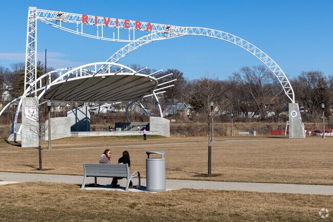 Riverview Park in Oak Park boasts the Riviera Stage for live music in the summer.