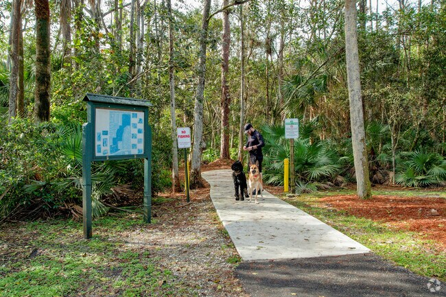 Take your dogs to the nature preserve in the Winston Park neighborhood of Coconut Creek, FL.