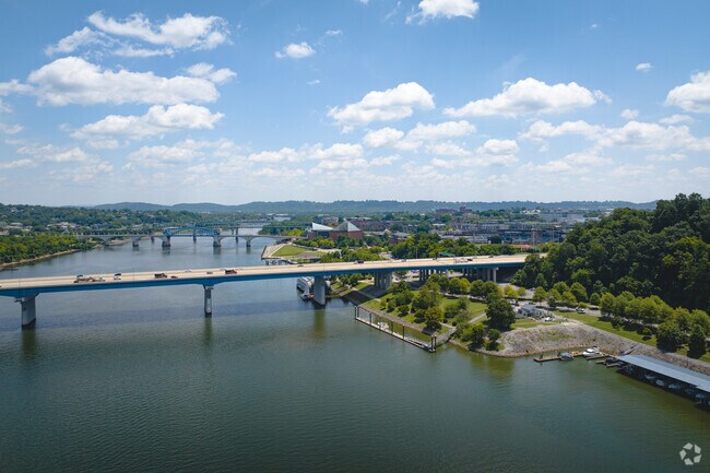 The aquarium is just around the bend from Westside.