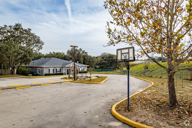 Kids love to play hoops at New Hope Christian Academy in Clermont.