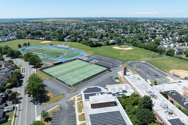 Oceanside High School has well maintained athletic fields.