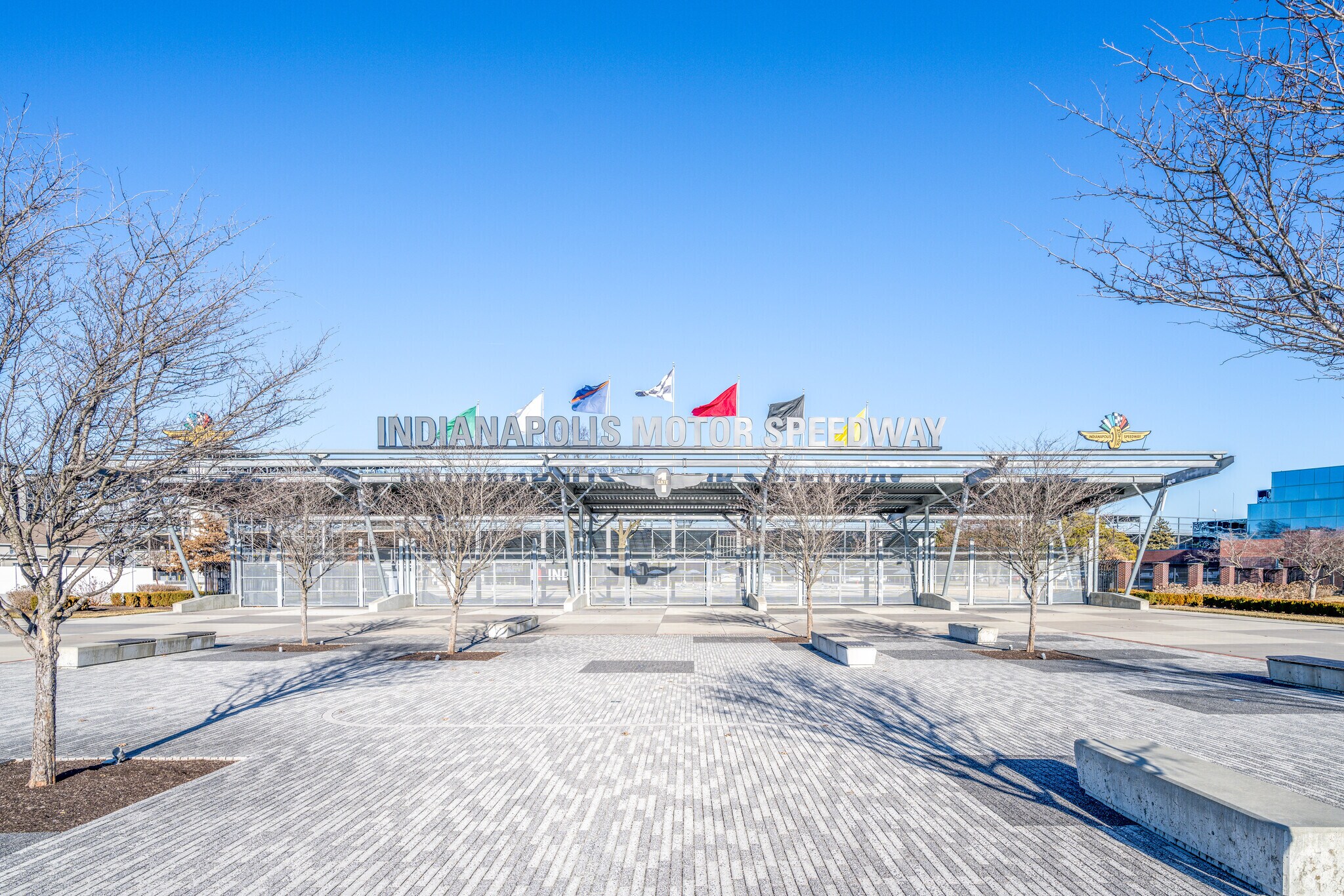 The Indianapolis Motor Speedway host the Indianapolis 500 Mile Race each May.