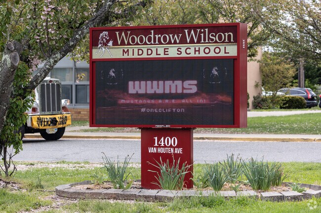 The Woodrow Wilson Middle School is located nearby in the Maple Valley area of Clifton, NJ.