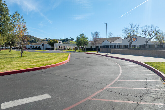An entrance to Willow Elementary School in Agoura Hills.