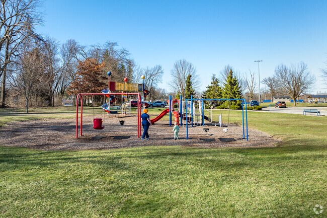 Heise Park in Galion, Ohio received a new playground for individuals with special physical and sensory needs.