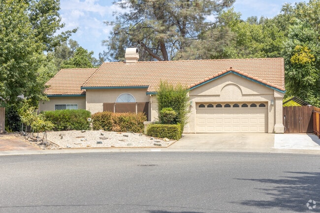 Some homes in Little Chico Creek Estates feature Spanish styling.