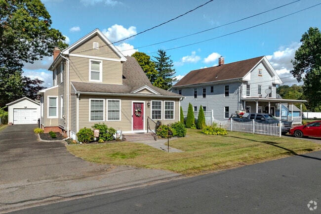 Smaller homes are common in the heart of South Meriden.