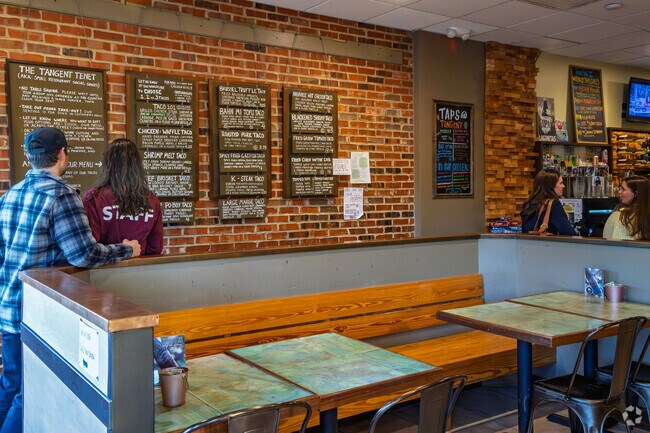 Tangent in Elon is known for its unique ingredients in Tacos.