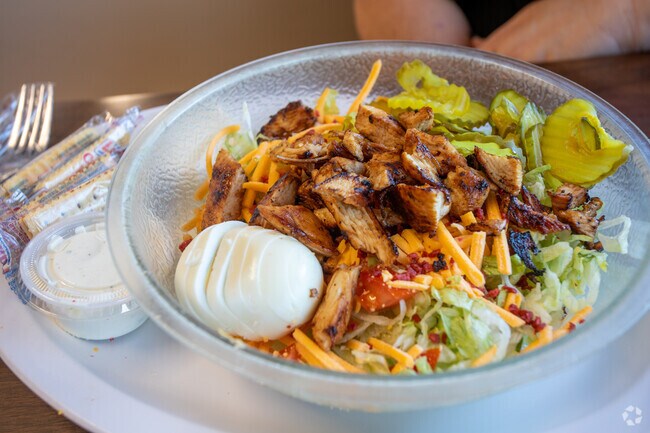 Lou and Perry's is a Honea Path Favorite they have this small salad or a large.