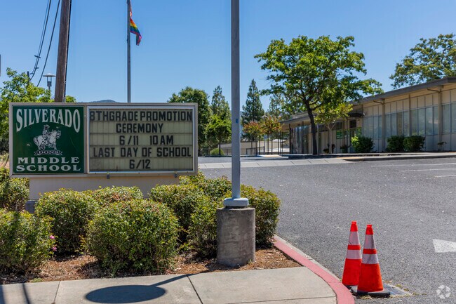 Silverado Middle School is a public middle school serving the Stonehouse neighborhood..