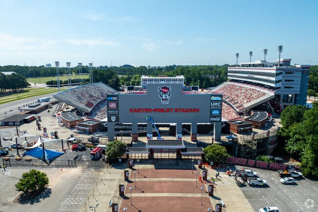 Cheer on the Wolfpacks at the Carter-Finley Stadium.