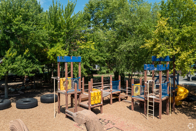 The New City School has a fun and interactive playground for its younger students.