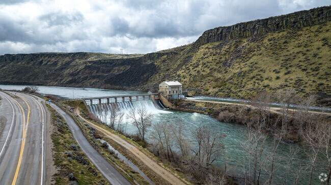 The Boise River Dam helps control irrigation and water flow for the entire greater Boise area.