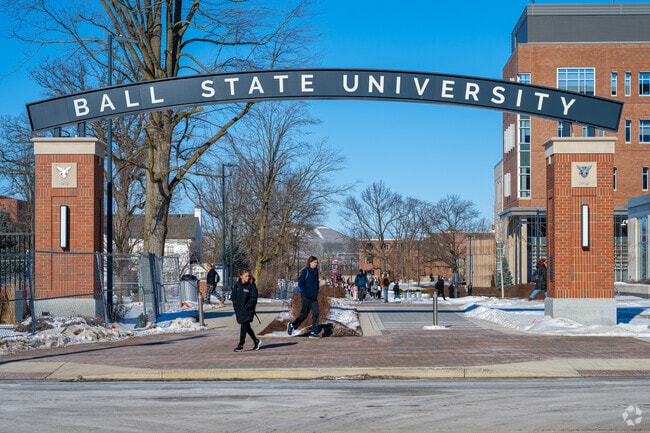 Ball State University has just over 20,000 students.